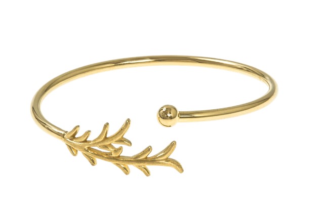 Tree twig bangle brace Bracelets Gold