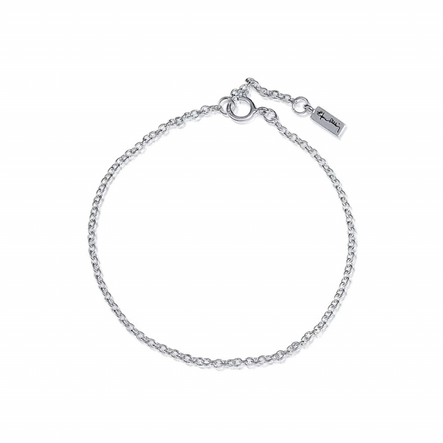 Link Chain 0.5 mm Bracelets Silver