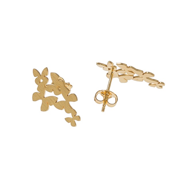 Butterfly flock Earring Gold