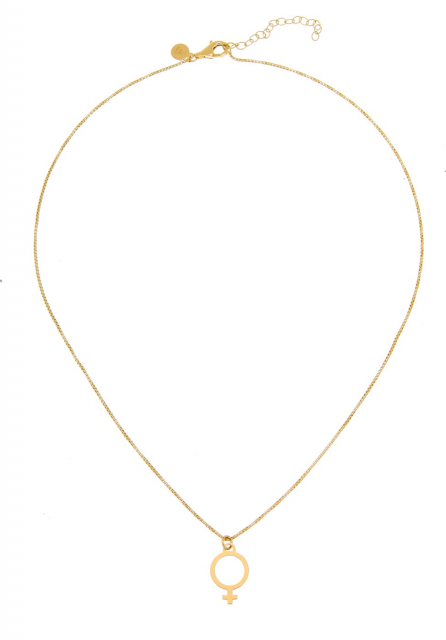Letters venus neck gold 42-47 cm