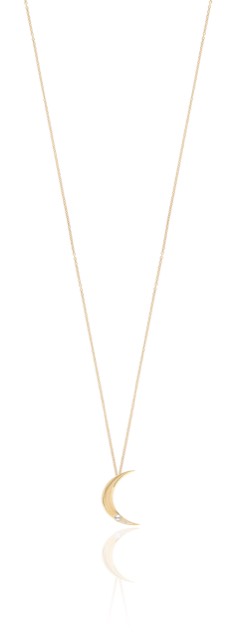 One moon Necklaces Gold 65-75 cm