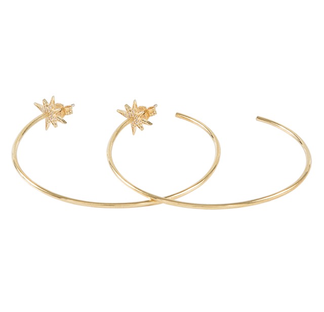 One hoop Earring Gold