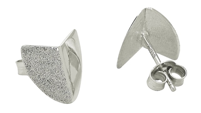 Roof mid Earring Silver