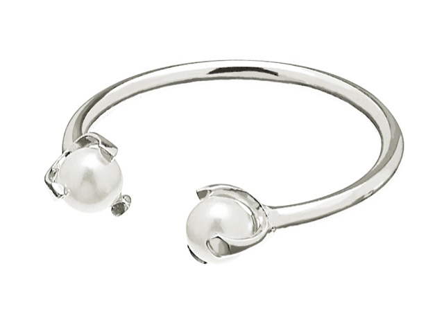 Pearl small ring ONE SIZE Silver