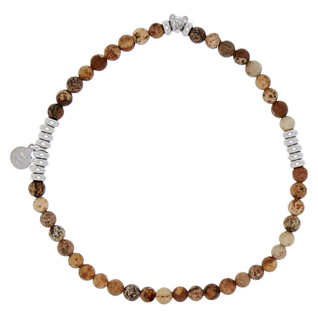 Bear elastic brace Bracelets sand Silver