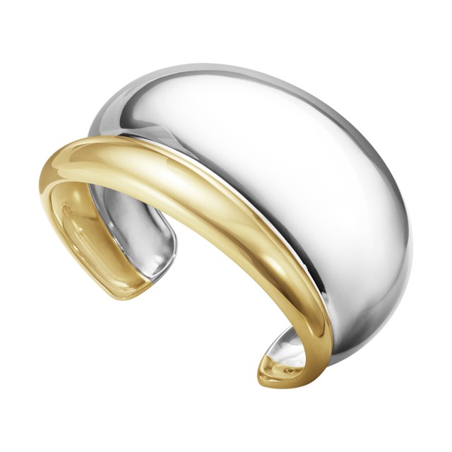 CURVE MEDIUM BANGLE Bracelets Gold Silver
