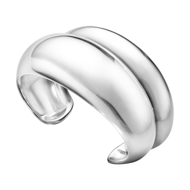 CURVE BANGLE Bracelets Silver