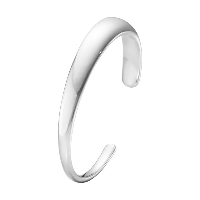 CURVE SMALL BANGLE Bracelets Silver