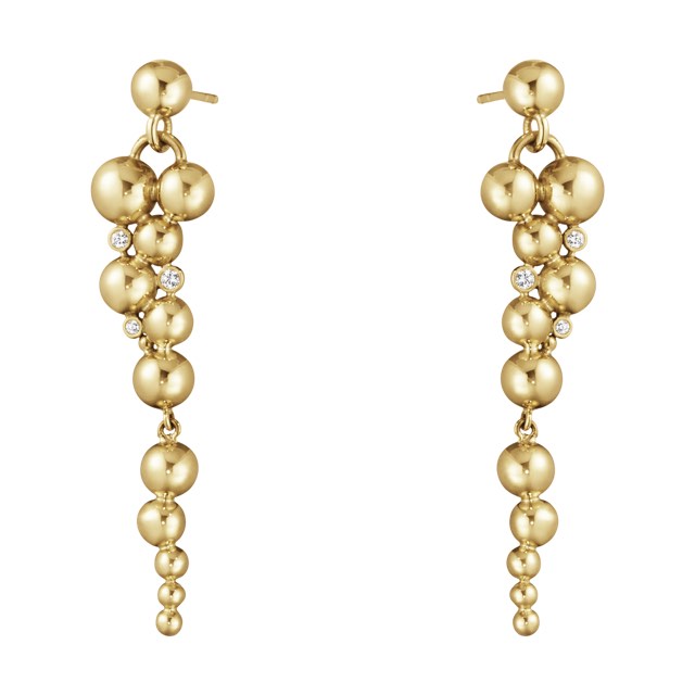 MOONLIGHT GRAPES Earring Gold Diamonds 0.07 CT
