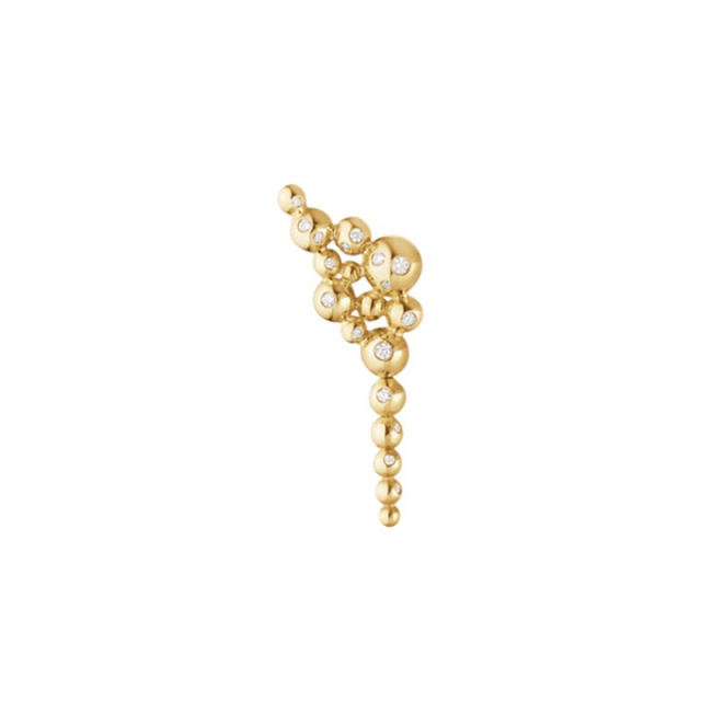 GRAPE Earring Gold DIAMOND 0.11 CT RIGHT