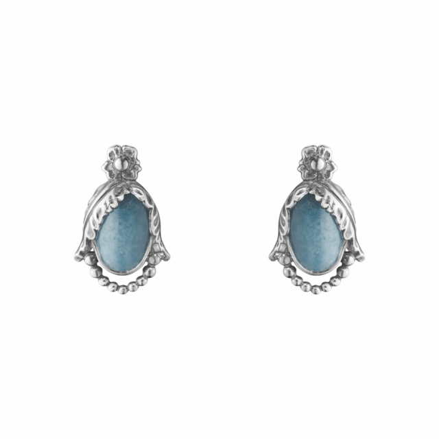 2023 HERITAGE Earring Silver BLUE QUARTZ
