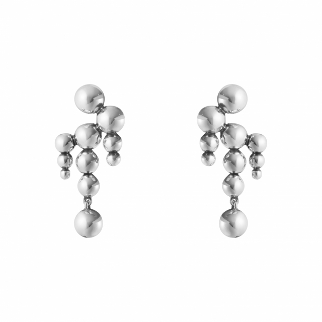 GRAPE SMALL CHANDELIER Earring SILVER