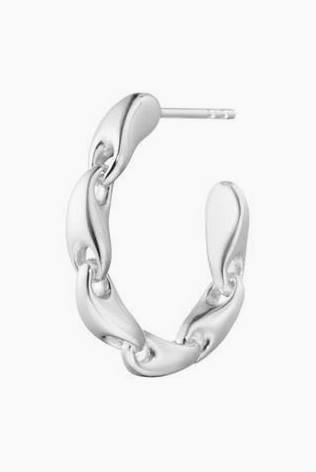 REFLECT CHAIN HOOP Silver , single