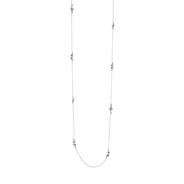 MOONLIGHT GRAPES Sautoir necklace silver