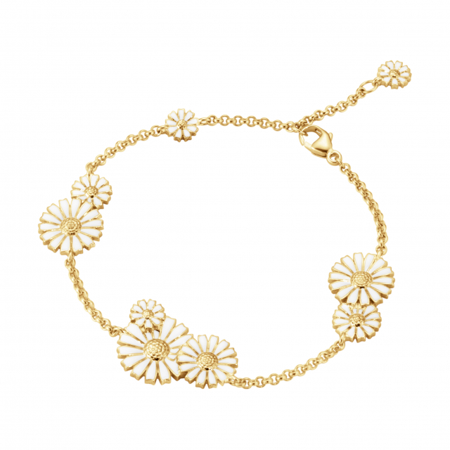 DAISY bracelet gold plated 