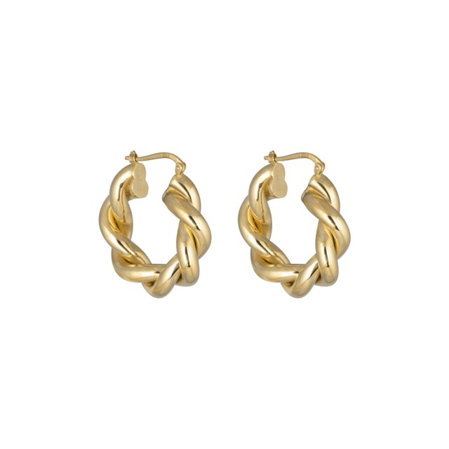 Victory big twin Earring Gold