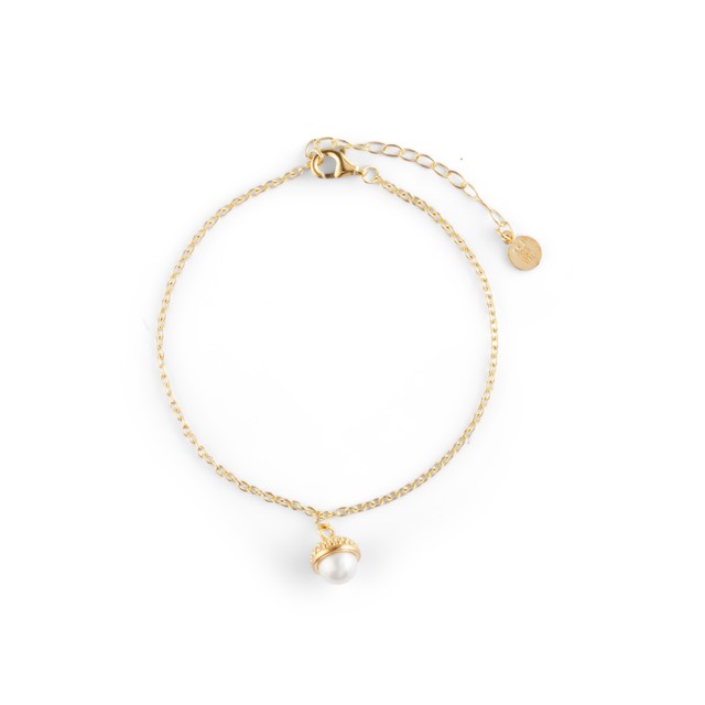 Pearl bubble brace Bracelets Gold