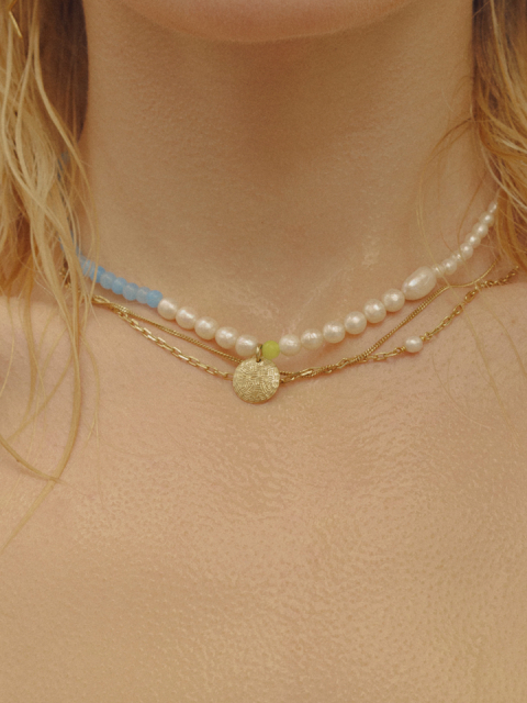 Cantare Necklace Goldplated Silver (One)