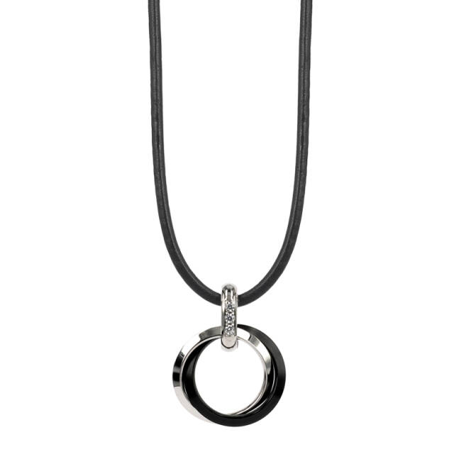 CARRO Necklaces Black/Steel
