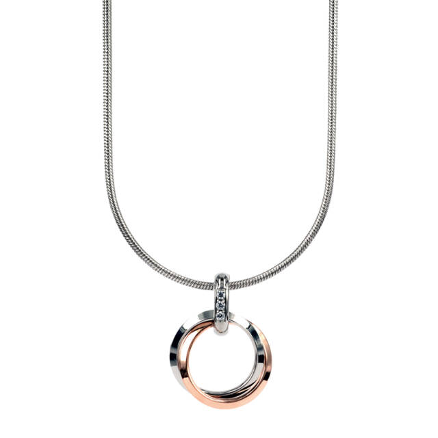 CAROLIN Necklaces Rosé/Steel