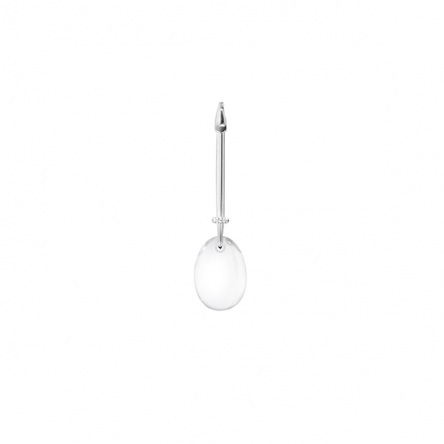 VIVIANNA DEW DROP Pendant Silver ROCK CRYSTAL DIA 0.07CT
