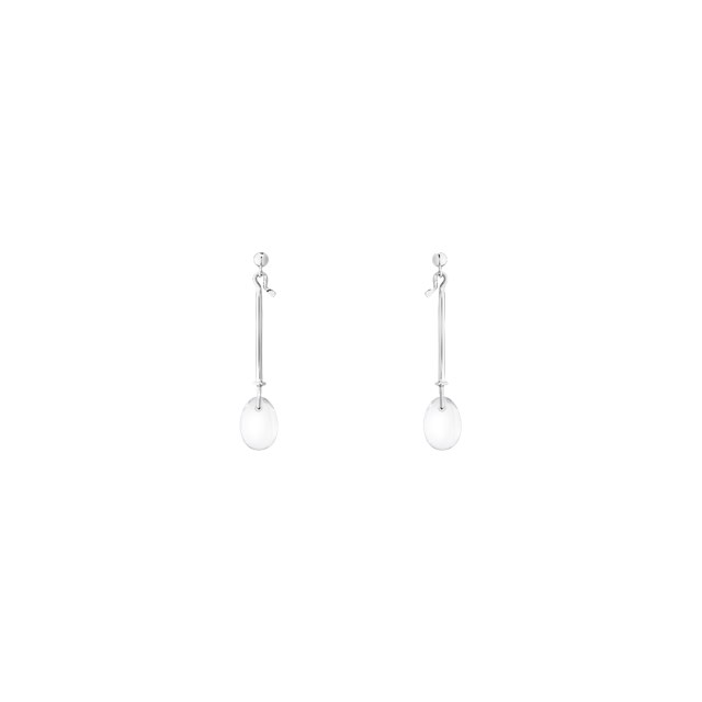 VIVIANNA DEW DROP Earring Silver ROCK CRYSTAL