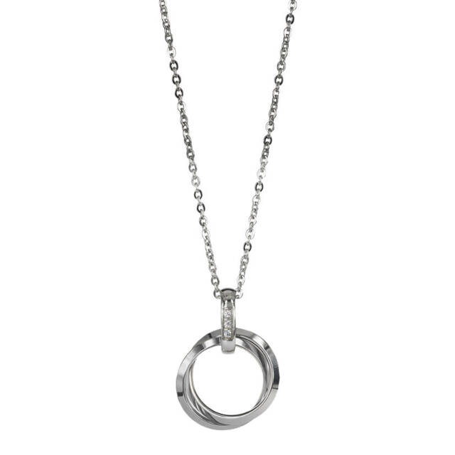 CAROLIN Long Necklaces Steel/Steel