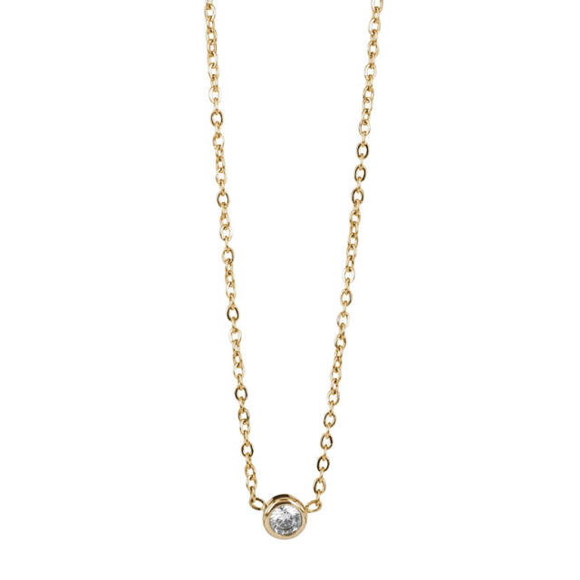 LILLY 4 mm Necklaces Gold/Crystal