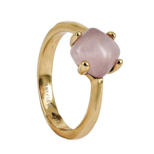 VICTORIA Gold/Rosa ring