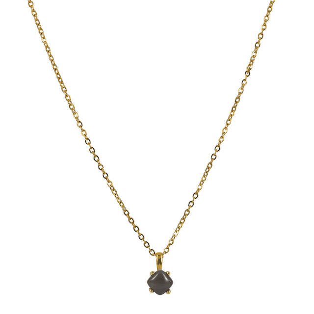 VICTORIA Long Necklaces Gold/Gray