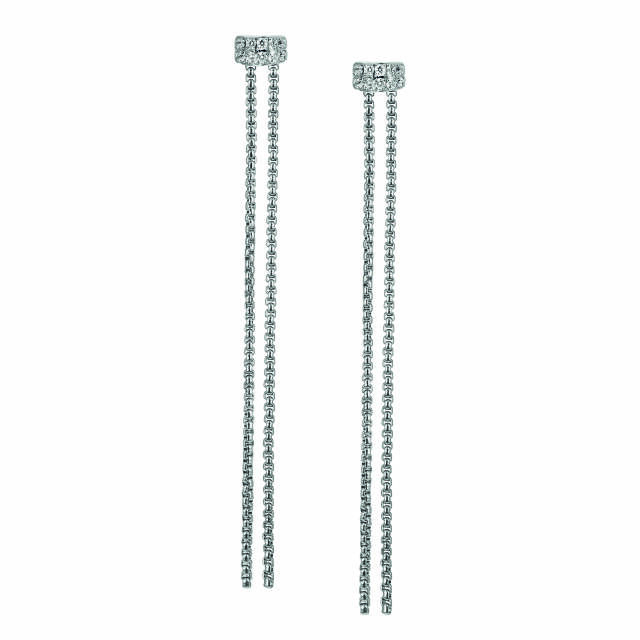 CLARISSA Long Earrings Steel