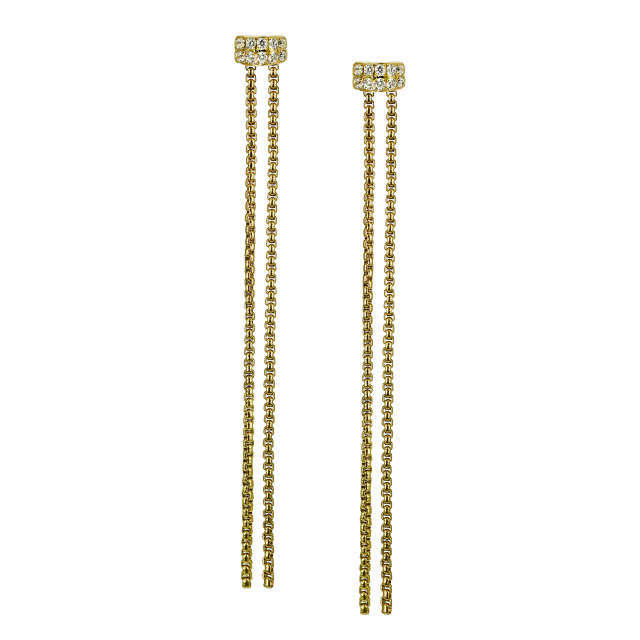 CLARISSA Long Earrings Gold