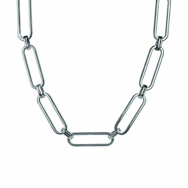 CHANIA Big Short Necklaces Steel