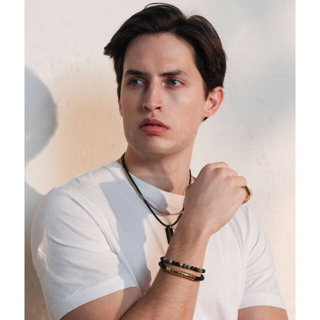 MOLTAS Necklaces Black /Gold