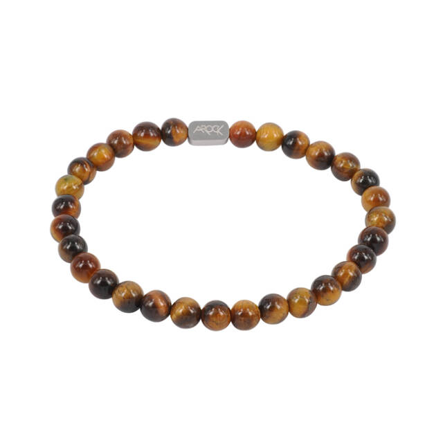 MORRIS (6 mm) Bracelets Ljus Brown
