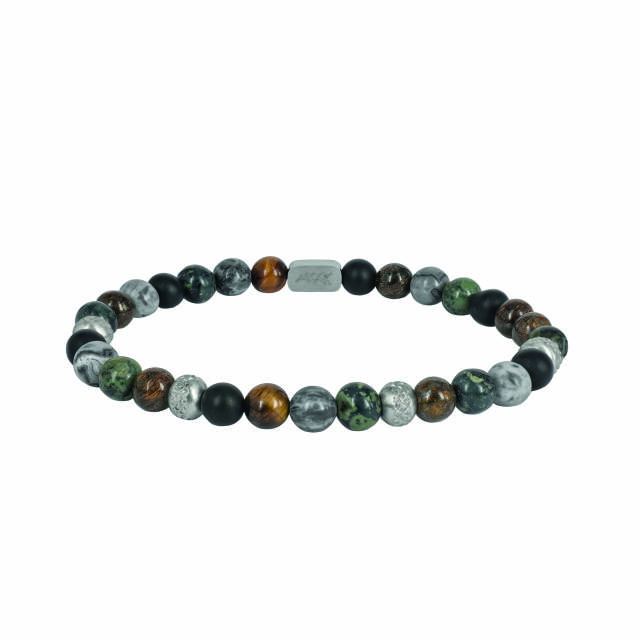 MIKE Bracelets Steel/Green
