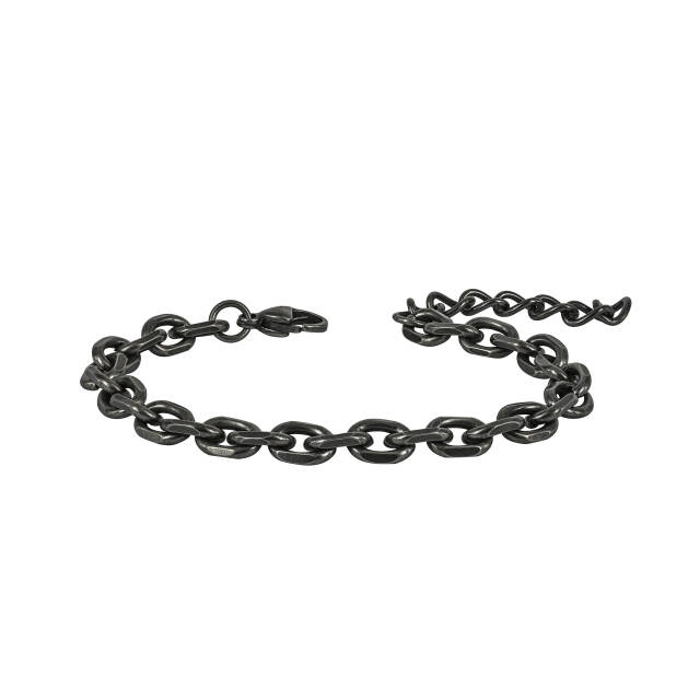 CHARLIE Chain Bracelets Black Antik