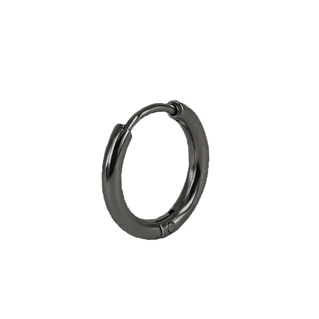 MILIAM 14mm Earrings Gun Metal