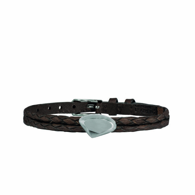 BROOKLYN Bracelets Steel/Brownt
