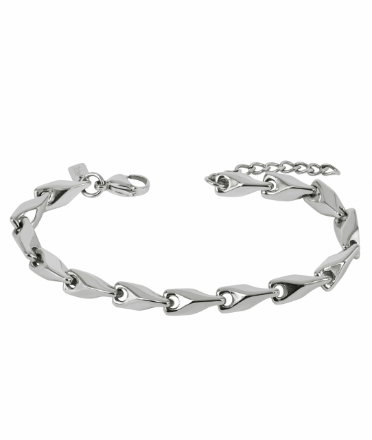 JAMES Wide Bracelets Stål