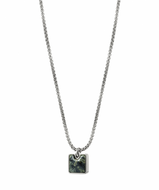 NEO Necklaces Stål/Grön