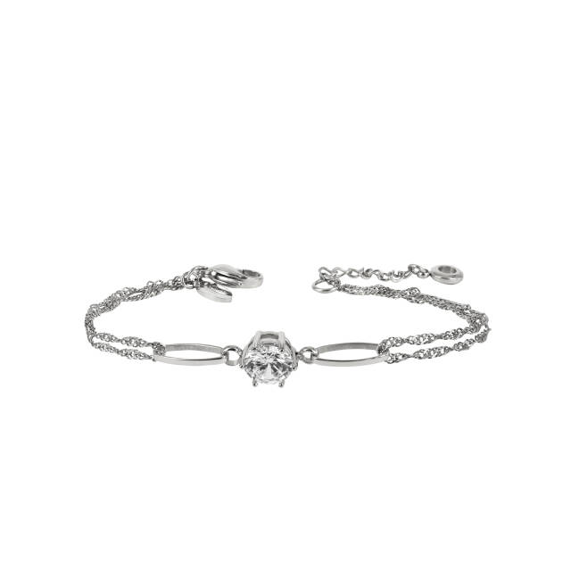 NOVA Crystal Bracelets Steel