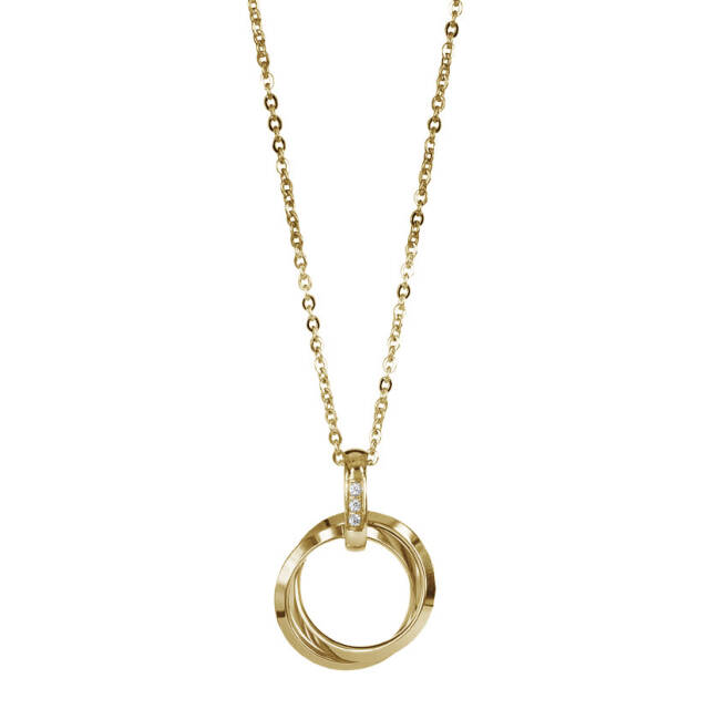 CAROLIN Long Necklaces Gold/Gold