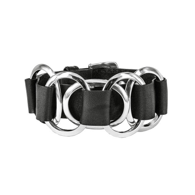 CHELSEA Bracelets Black/Steel