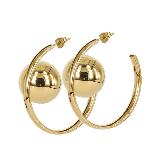 ESSIE Hoops Earrings Gold