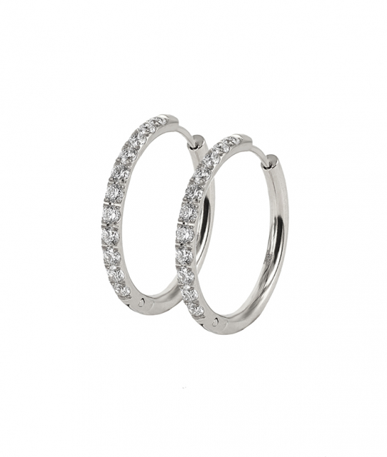 LUCY 25 mm Earring Stål