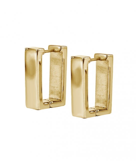 KATHY Wide Long Earring Gold