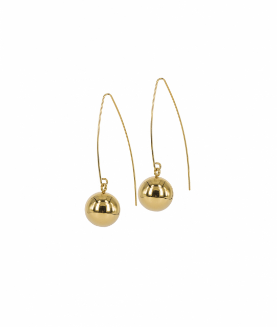 ESSIE Long 12 mm Earring Gold
