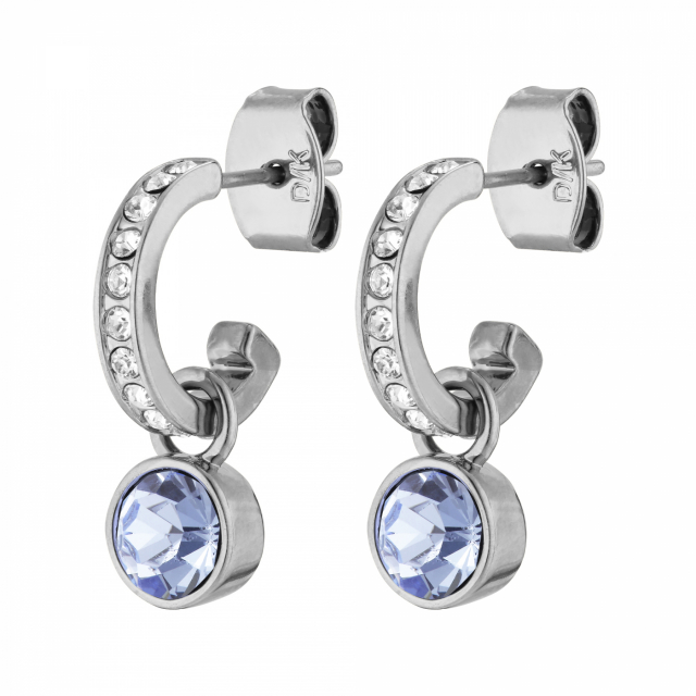 DESSA Silver LIGHT BLUE Earring