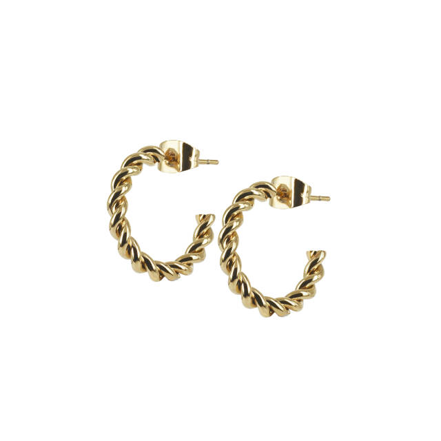 TWIST Medium Earrings Gold